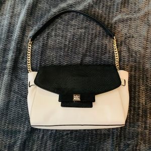 Kate Spade Black and Cream Handbag